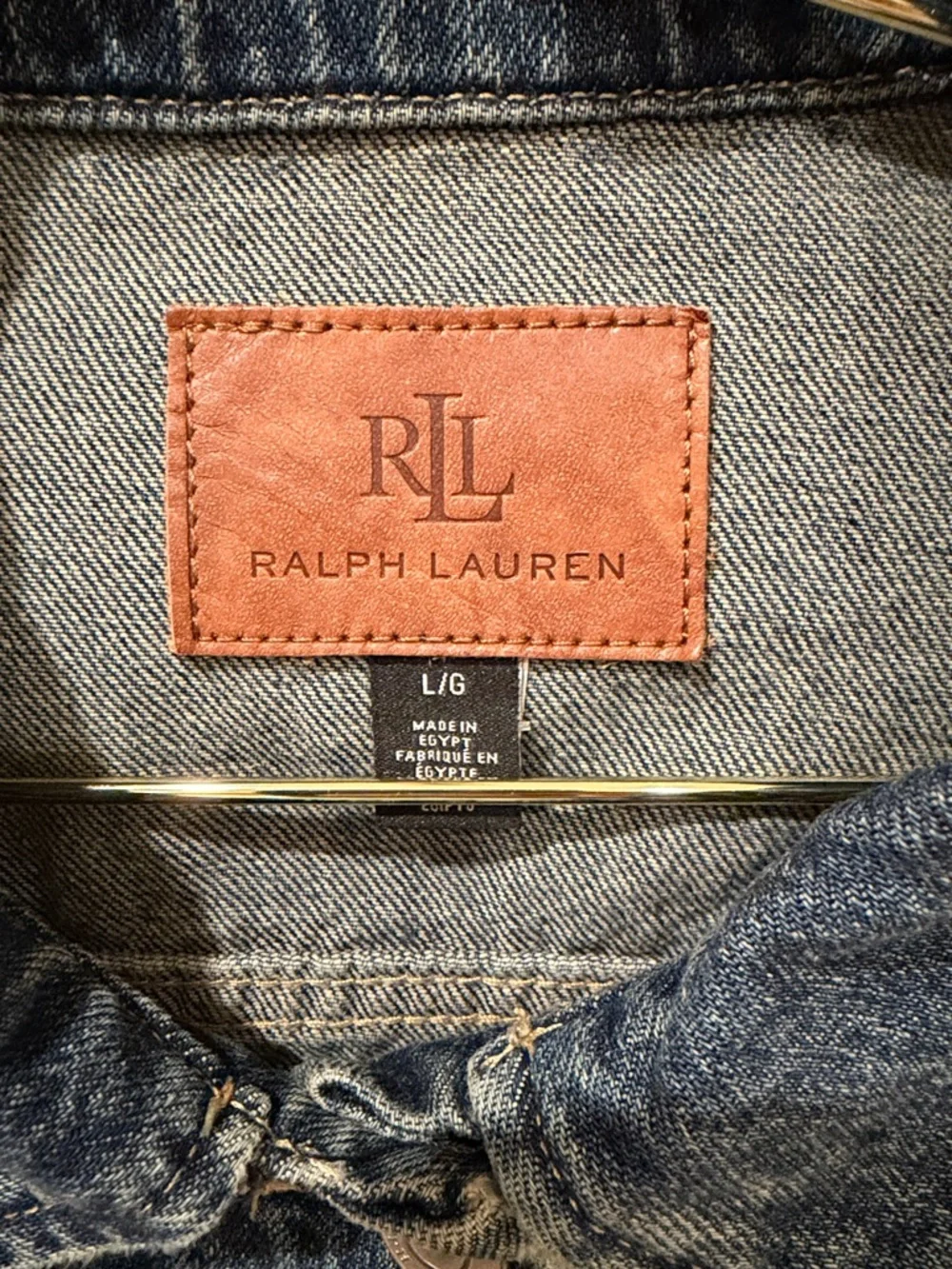 Ralph Lauren Medium Blue Denim Jacket - Picture 2 of 6